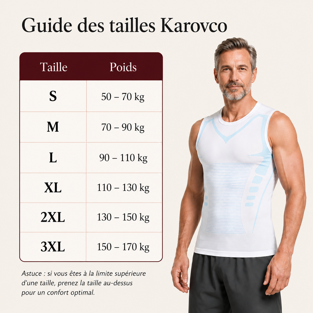 Vos chemises tombent enfin comme à trente ans.